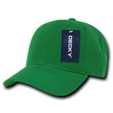 Wholesale Bulk Blank Fitted Baseball Hats (6 3/4 - 7 1/8) - Decky 402 - Kelly Green