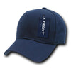 Wholesale Bulk Blank Fitted Baseball Hats (6 3/4 - 7 1/8) - Decky 402 - Navy
