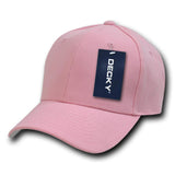 Wholesale Bulk Blank Fitted Baseball Hats (6 3/4 - 7 1/8) - Decky 402 - Pink