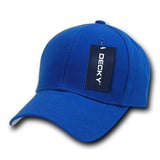 Wholesale Bulk Blank Fitted Baseball Hats (6 3/4 - 7 1/8) - Decky 402 - Royal