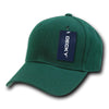 Wholesale Bulk Blank Fitted Baseball Hats (7 1/4 - 7 5/8) - Decky 402 - Forest Green