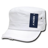Wholesale Bulk Blank Fitted GI Military Cadet Hats - Decky GR4 - White