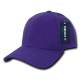 Wholesale Bulk Blank Flex Baseball Hats - Decky 870 - Purple