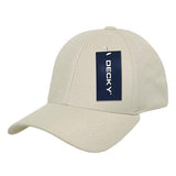 Wholesale Bulk Blank Flex Baseball Hats - Decky 870 - Stone