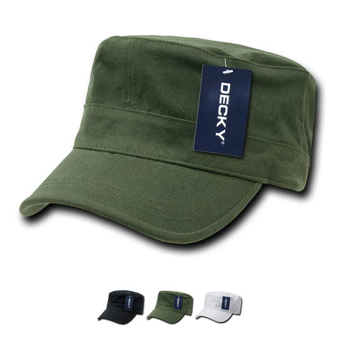 Decky 115 - Flex Cadet Cap, Military Hat