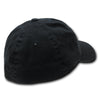 Wholesale Bulk Blank Flex Polo Dad Hats Cotton - Decky 114 - Black