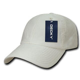 Wholesale Bulk Blank Flex Polo Dad Hats Cotton - Decky 114 - Creme