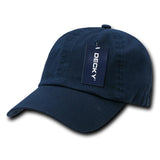 Wholesale Bulk Blank Flex Polo Dad Hats Cotton - Decky 114 - Navy