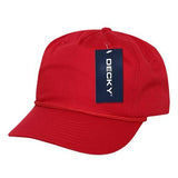 Wholesale Bulk Blank Golf Trump President Hats - Decky 252 - Red