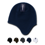 Decky 616 - Helmet Beanie, Fleece Lined Knit Cap - Picture 1 of 7