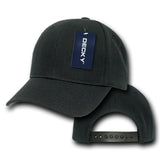 Wholesale Bulk Blank Kids' Youth Baseball Hats - Decky 7001 - Black