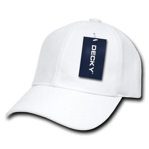 Decky 7001 - Youth 6 Panel Mid Profile Structured Cap, Kids Baseball Hat - 