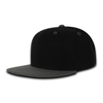 Decky 7011 - Youth 6 Panel High Profile Structured Snapback, Kids Flat Bill Hat - CASE Pricing
