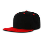 Decky 7011 - Youth 6 Panel High Profile Structured Snapback, Kids Flat Bill Hat - CASE Pricing - Picture 6 of 22
