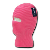 Wholesale Bulk Blank Kids' Youth Neon Ski Masks (1-Hole) - Decky 9051 - Pink