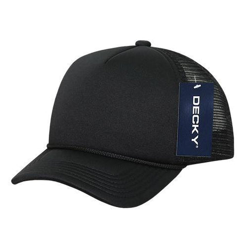 Decky 7010 - Youth 5 Panel Mid Profile Structured Foam Trucker