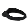 Wholesale Bulk Blank Kids' Youth Visors - Decky 7007 - Black