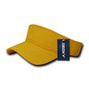 Wholesale Bulk Blank Kids' Youth Visors - Decky 7007 - Gold