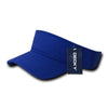 Wholesale Bulk Blank Kids' Youth Visors - Decky 7007 - Royal Blue