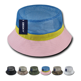 Wholesale Bulk Blank Mesh Bucket Hats - Decky 458