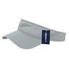 Wholesale Bulk Blank Mesh Jersey Visors - Decky 3014 - Grey