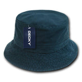 Wholesale Bulk Blank Polo Bucket Hats - Decky 961 - Navy