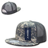 Wholesale Bulk Blank Ripstop Flat Bill Trucker Hats - Decky 241 - ACU Camo