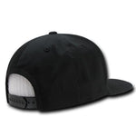 Lot of 6 Decky Cotton Snapback Hats Flat Bill Caps Bulk