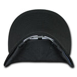 Decky 350 - Blank Snapback Hat, 6 Panel Flat Bill Cap - Picture 7 of 22