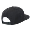 Wholesale Bulk Blank TearAway Snapback Flat Bill Hat - Decky 805 - Black
