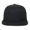 Wholesale Bulk Blank TearAway Snapback Flat Bill Hat - Decky 805 - Black