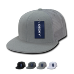 Terry Trucker Flat Bill Snapback Hats - Decky 1081