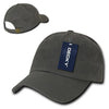 Wholesale Bulk Blank Washed Polo Dad Hats - Decky 760 - Charcoal