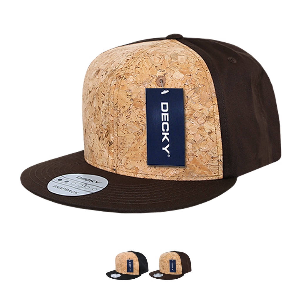 Cork top snapback hat