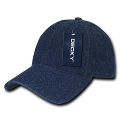 Decky 235 - 6 Panel Low Profile Relaxed Denim Cap - 