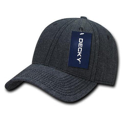 Decky 116 6 Panel Low Profile Structured Denim Cap - 