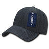 Wholesale Bulk Denim Baseball Hats Structured - Decky 116 - Black