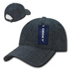 Wholesale Bulk Denim Dad Hats Relaxed - Decky 117 - Black