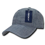 Decky 117 - 6 Panel Low Profile Relaxed Denim Dad Hat