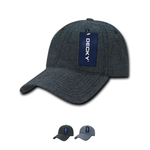 Decky 117 - 6 Panel Low Profile Relaxed Denim Dad Hat