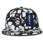Floral Flat Bill Snapback Hats - Decky 1065 - Picture 5 of 7
