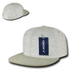 Wholesale Bulk Heather Jersey Flat Bill Snapback Hats - Decky 1131 - Cream