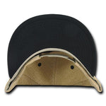 Heavy Jute Flat Bill Snapback Hats - Decky 1099 - Picture 8 of 8