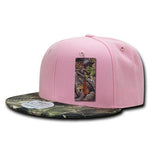 Hybricam Camo Bill Flatbill Snapback Hat - Decky 390