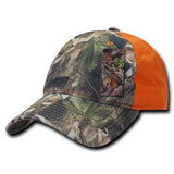 Wholesale Bulk Hybricam Camo Dad Hat - 228 - Camo/Orange