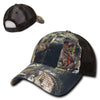Wholesale Bulk Hybricam Camo Trucker Dad Hat - 227 - Camo/Brown
