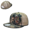 Wholesale Bulk Hybricam Camo Trucker Snapback Flat Bill Hat - 1127 - Camo