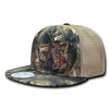Wholesale Bulk Hybricam Camo Trucker Snapback Flat Bill Hat - 1127 - Camo