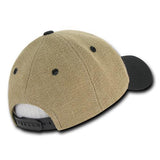 Wholesale Jute Baseball Hats Structured - Decky 230 - Black