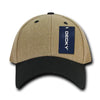 Wholesale Jute Baseball Hats Structured - Decky 230 - Black